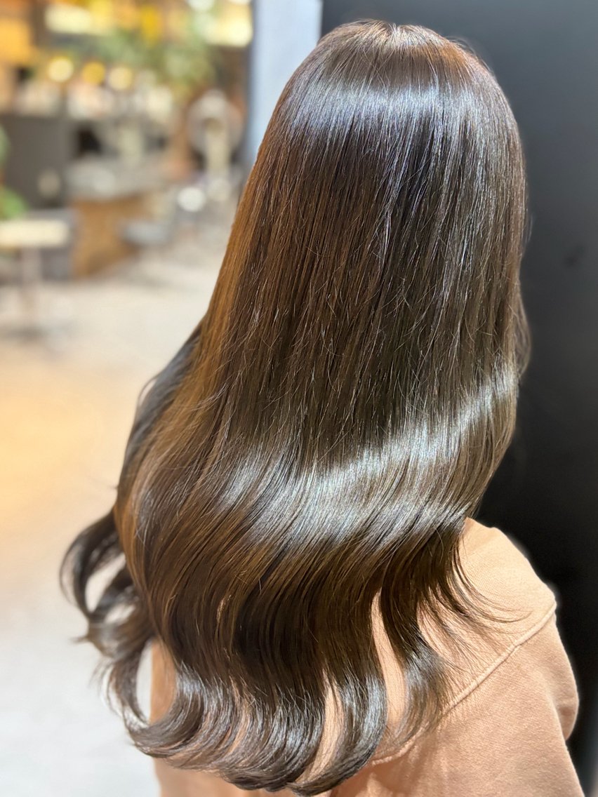 ロング カット ヘアカラー トリートメント 🫧透明感カラーピ ンクカラー🫧maiのヘアスタイル