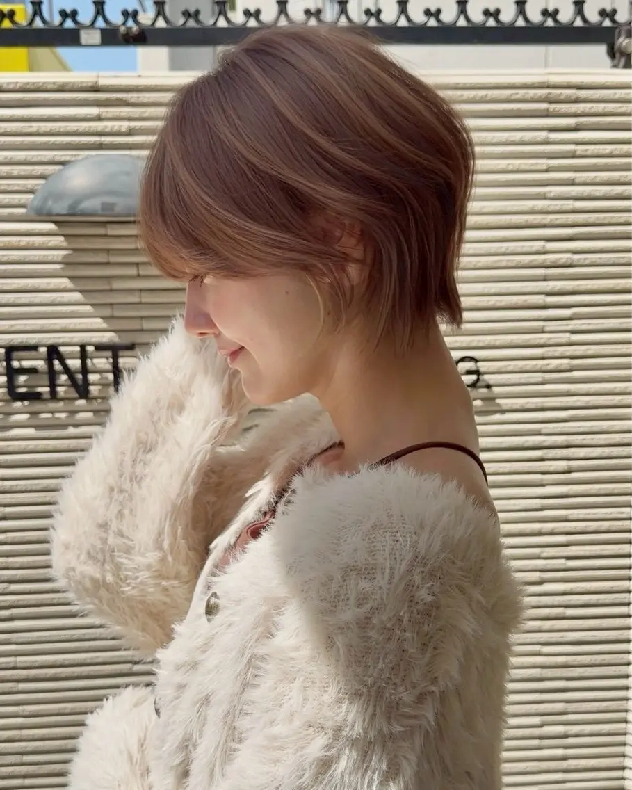ショート カット ヘアカラー トリートメント 店長 RYOJIのヘアスタイル