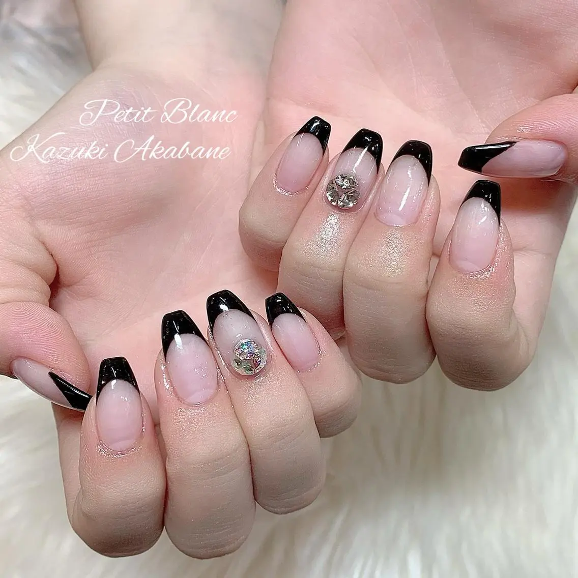 ネイル フレンチネイル PetitBlanc KAZUKIのネイルデザイン
