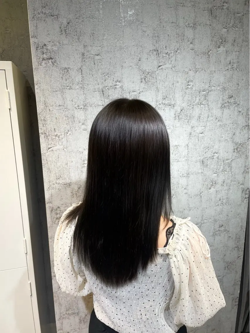 ロング ヘアカラー トリートメント 赤み消し艶カラー🌱 DAIGOのヘアスタイル
