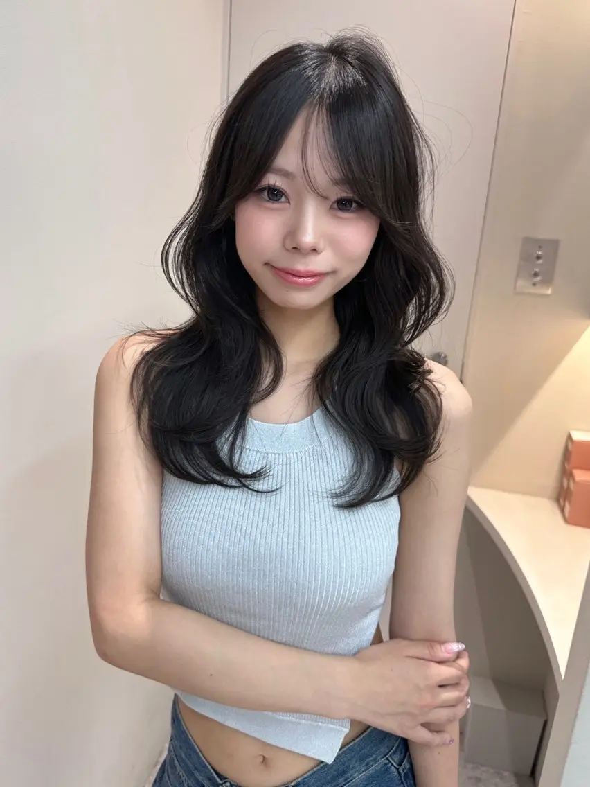 ロング カラー カット ヘアカラー トリートメント 《髪質改善✖️オリー ブ🧸》小嶋拓也のヘアスタイル