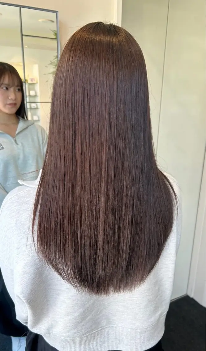 パーマ 縮毛矯正 yunosuke/艶 カラーw-salonのヘアスタイル