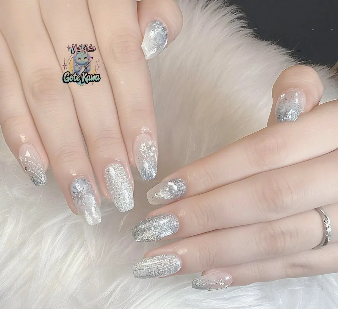 ネイル アートネイル ジェルネイル マグネットネイル 持ち込み ワンカラーネイル ハンドネイル ハンドケア Gote Kawa nail salonのネイルデザイン