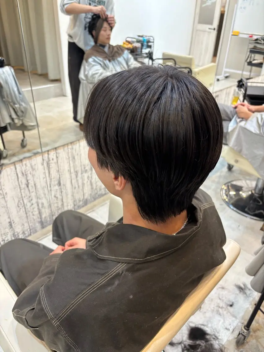 メンズカット＋シャンプーの写真