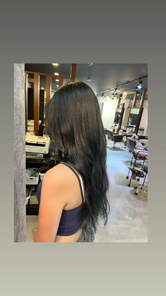 ロング Makino🌷 牧野有花のヘアスタイル
