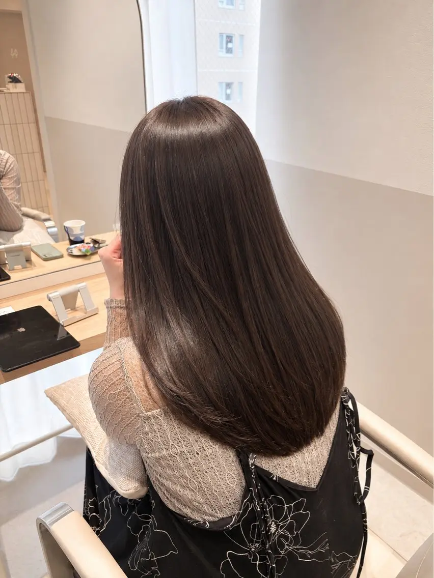 セミロング カット ヘアカラー ヘッドスパ 髪質改善✨ショート /オグ✂️/のヘアスタイル