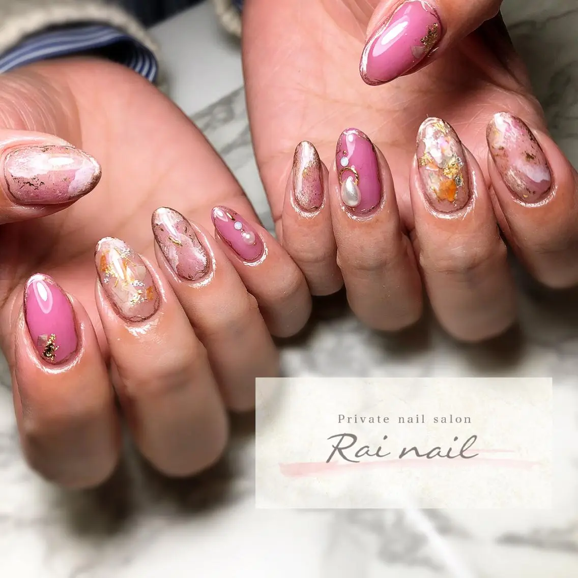 ネイル ニュアンスネイル ハンドネイル Rai nail_ Risaのネイルデザイン
