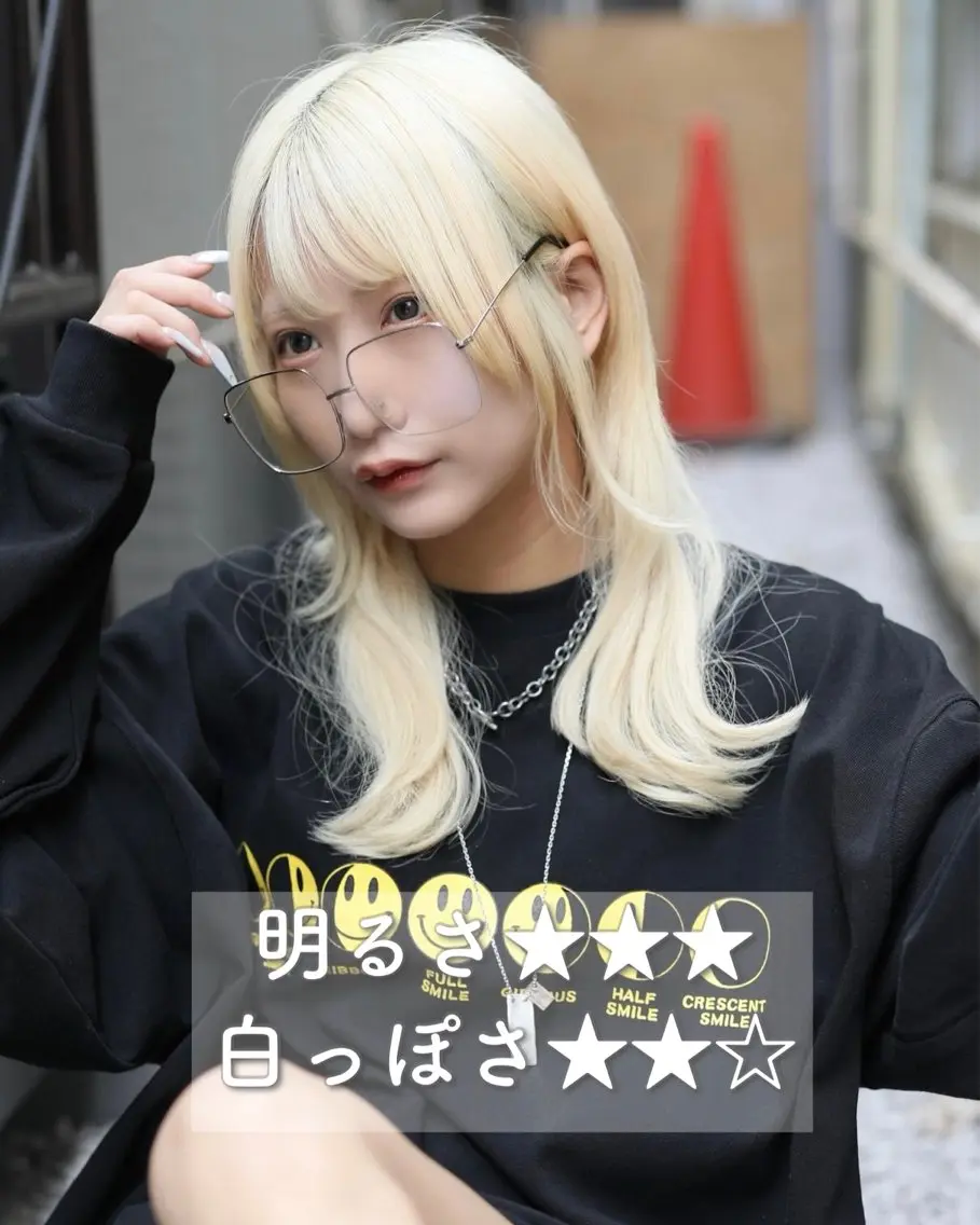 セミロング カラー シールエクステ ベージュカラー 黒髪 ブリーチ ブロンド カット ヘアカラー トリートメント 最高級シールエクステ 🏆絶対可愛くタクミのヘアスタイル
