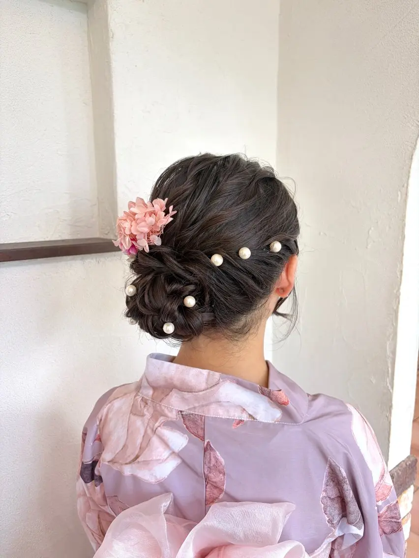 ヘアアレンジ 浴衣 ✨ヘアアレンジ✨ 秋山   りんたろうのヘアスタイル