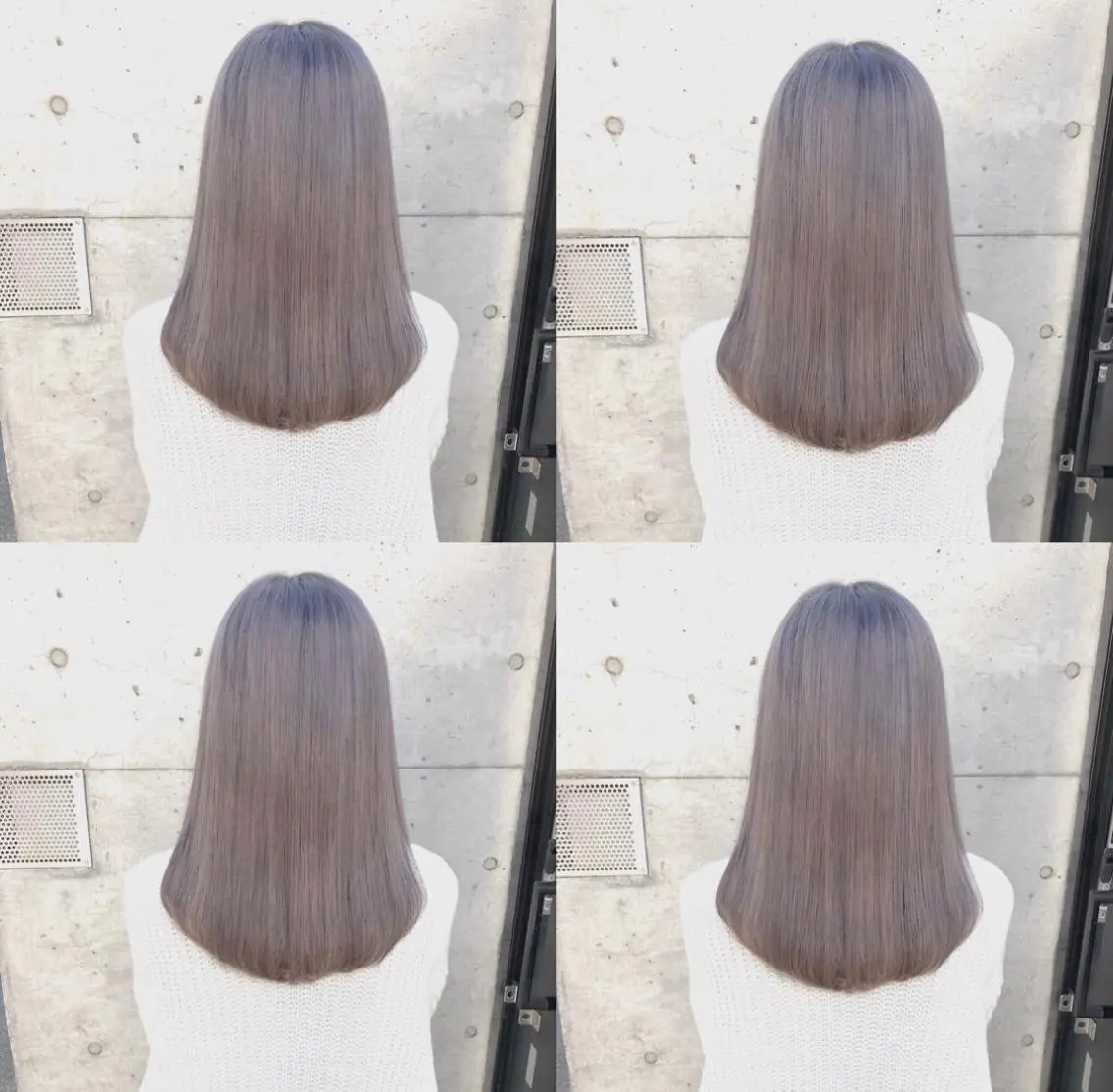 ロング カラー ヘアアレンジ ラベンダーカラー ラベンダーグレー メンズスタイル ly本厚木のヘアスタイル