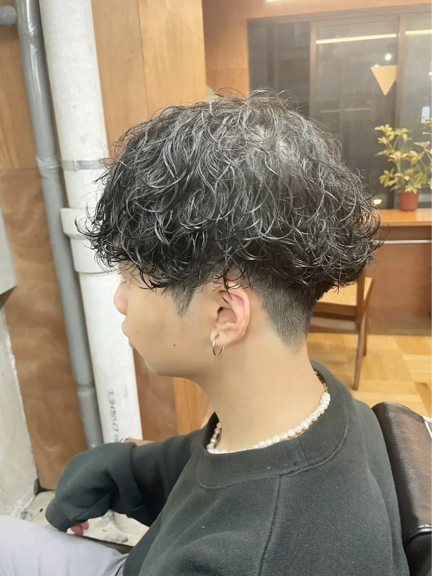 パーマ メンズ カット パーマ トリートメント 古田和也/メンズ特化 スタイリストのヘアスタイル