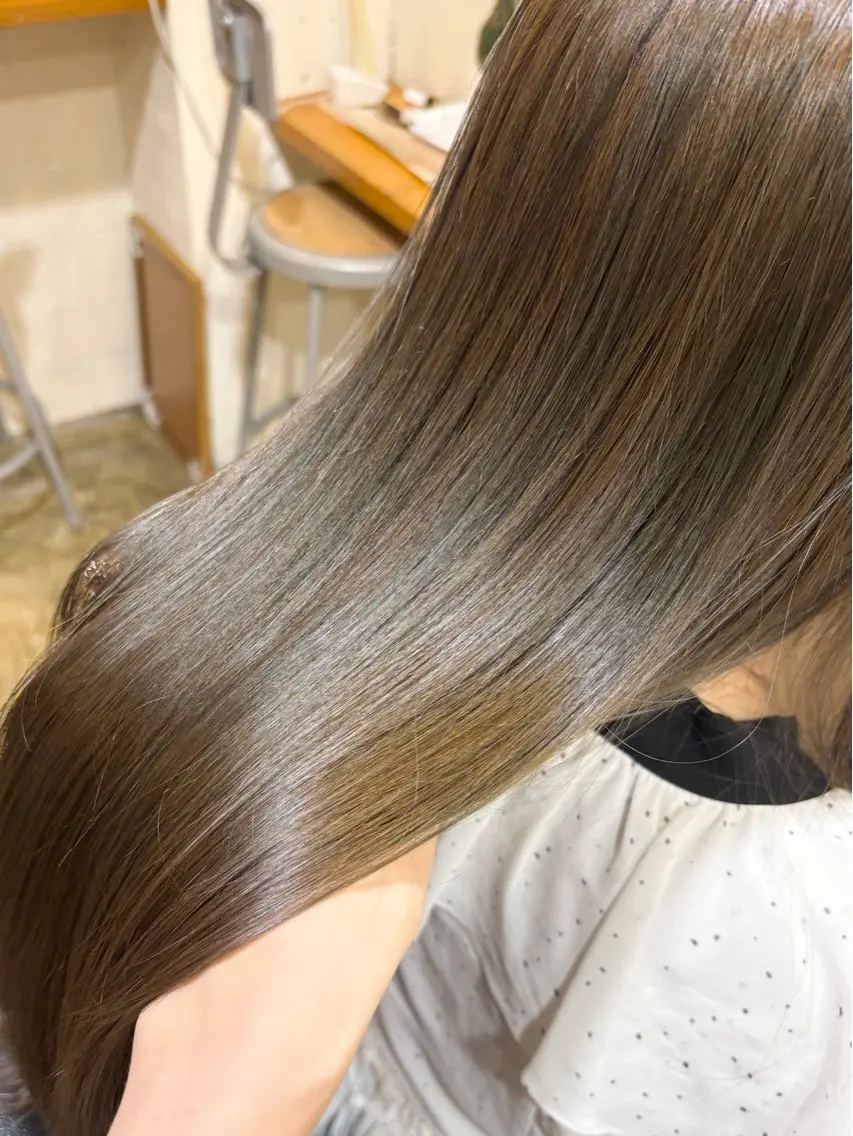 🫧髪質改善🫧ウルトワトリートメント+カット+艶カラーの写真