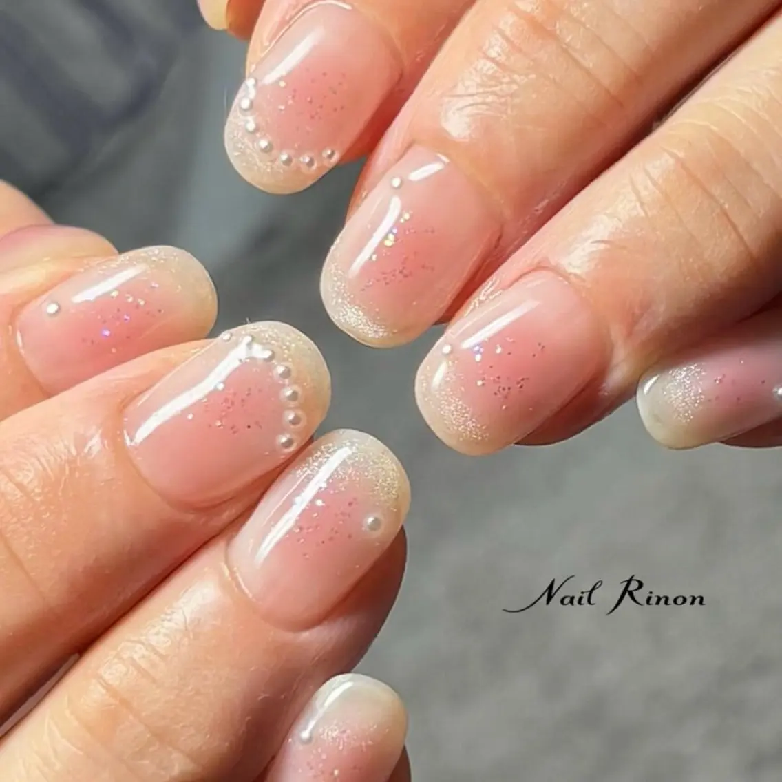 ネイル チークネイル Nail Rinonのネイルデザイン