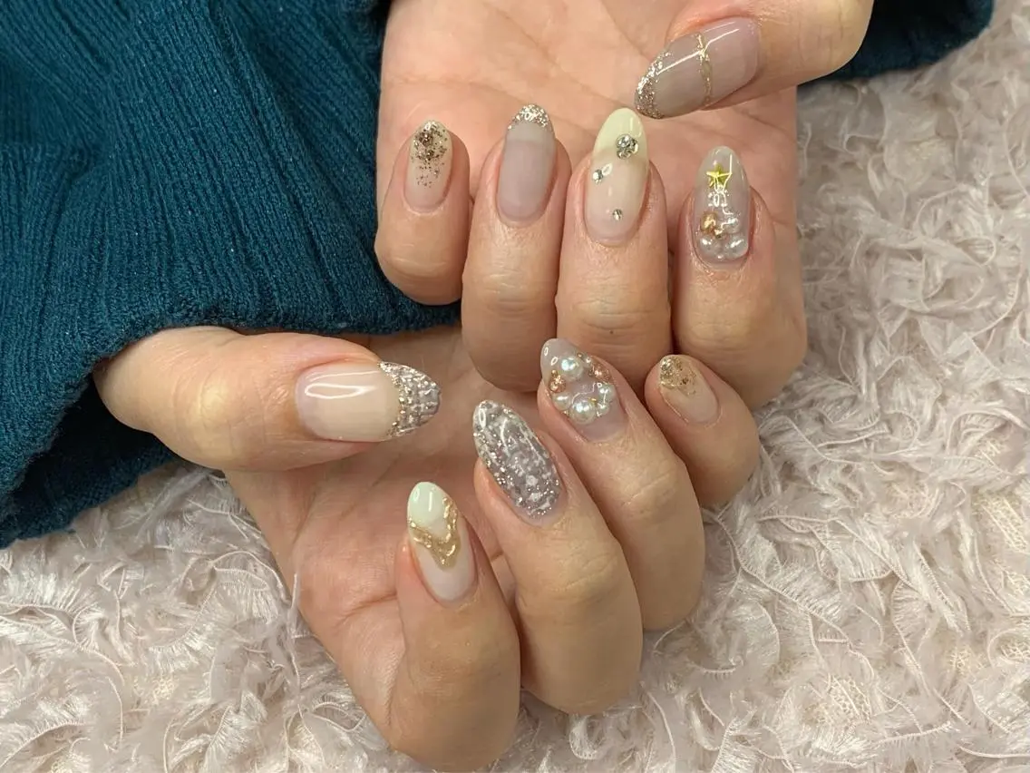 ネイル ハンドネイル フットネイル Nailsalon Fave/Rinaのネイルデザイン