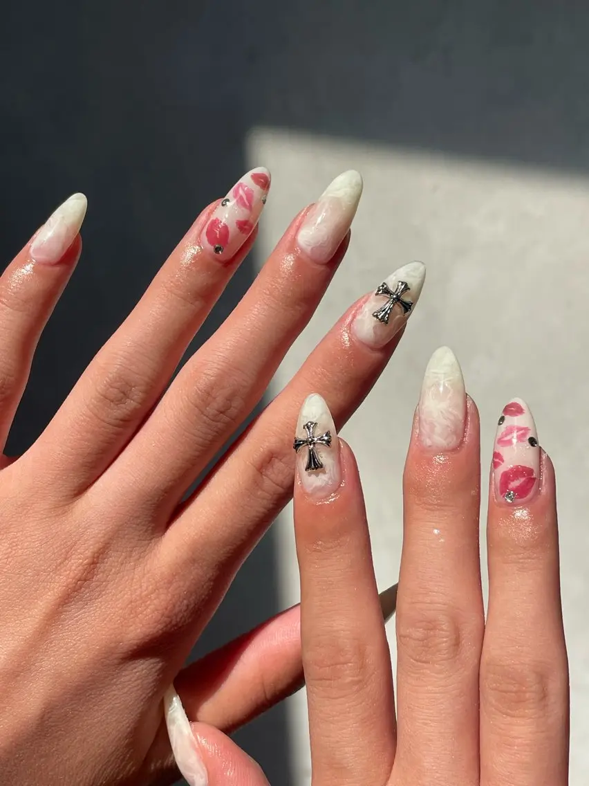 ロング ハンドネイル LBnail.sae /おえかきネイルのネイルデザイン