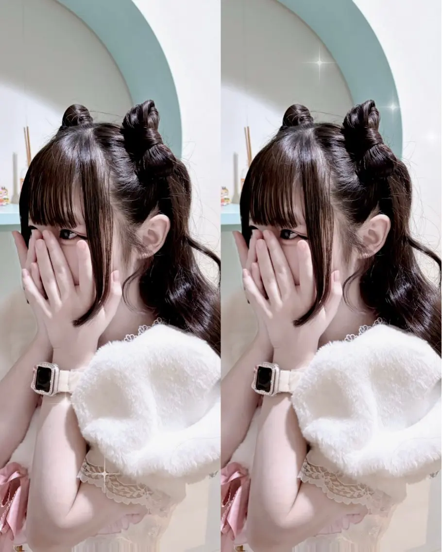 【推し活やイベント前に💕】『ハート・リボン・猫耳』ヘアセット/ヘアメ/ヘアアレンジの写真
