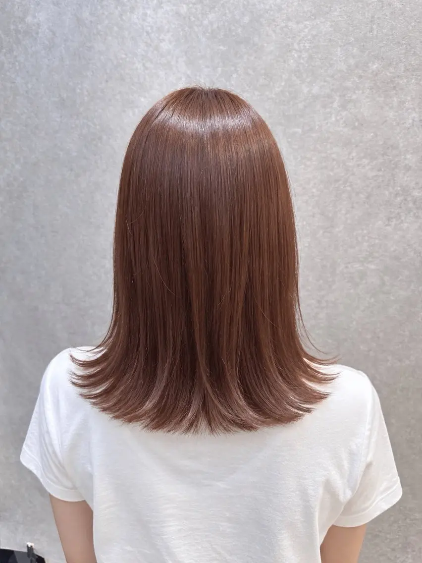 ミディアム カラー カット ヘアカラー トリートメント 【𝐀𝐬𝐡大森】 石崎竜祐のヘアスタイル