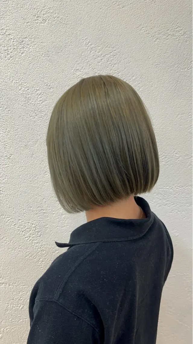 ショート ボブ 山本 梨華のヘアスタイル