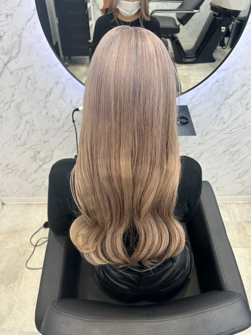 ロング カラー ヘアカラー カット¥1100 ✂️MIUのヘアスタイル