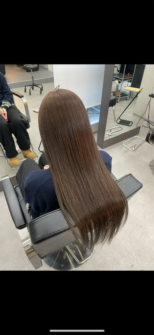 ロング ヘアカラー トリートメント 🍑トレンドカラー 🍑横浜のヘアスタイル