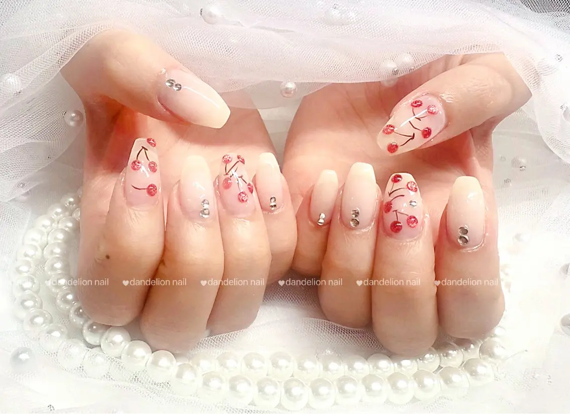 ネイル アートネイル 持ち込み ハンドネイル dandelion nail北千住のネイルデザイン
