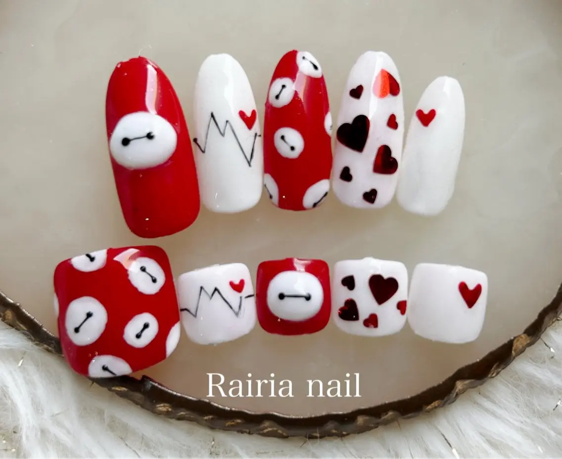 ネイル アートネイル ジェルネイル 持ち込み ニュアンスネイル パラジェル Rairia nail本八幡店のネイルデザイン