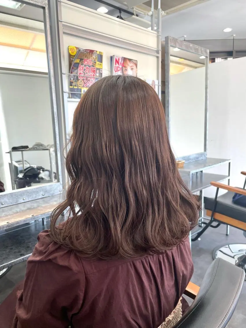 セミロング カラー ヘアアレンジ カット ヘアカラー トリートメント 大塚 貴之のヘアスタイル