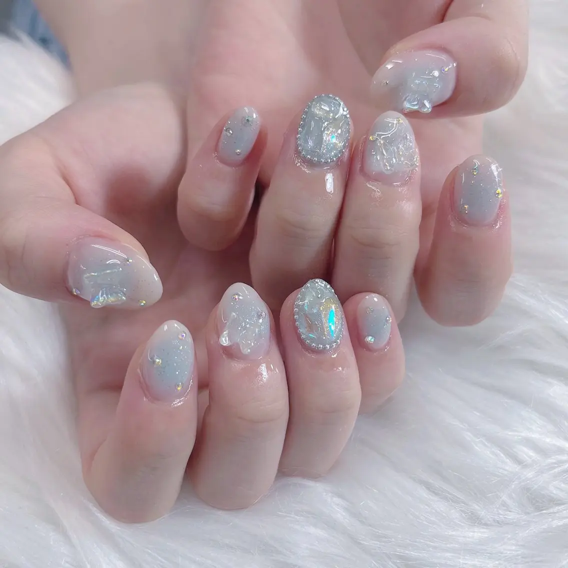 ネイル Maya 🧊🫧‪／渋谷のネイルデザイン