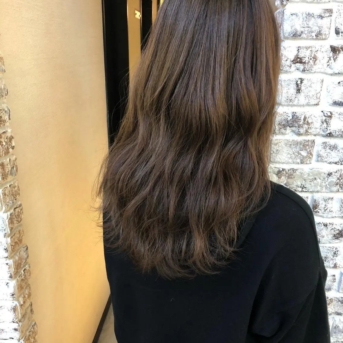 セミロング カラー ベージュカラー CLUTCHmuk. AIRI／完全個室のヘアスタイル