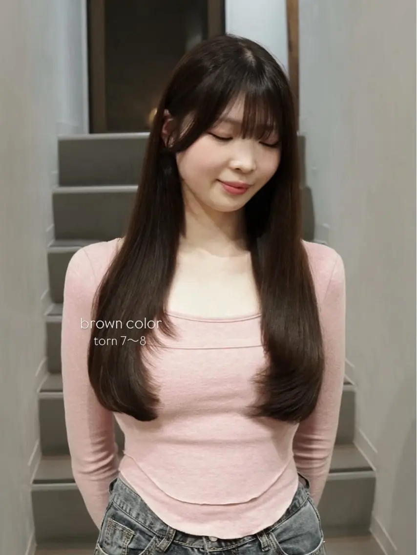 ロング カラー ヘアカラー トリートメント Misaki 🍒のヘアスタイル