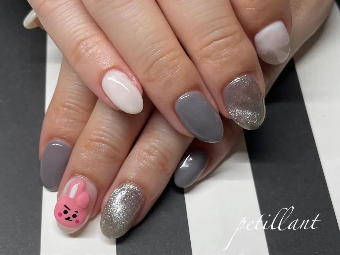 ネイル アートネイル nail salon petillantのネイルデザイン