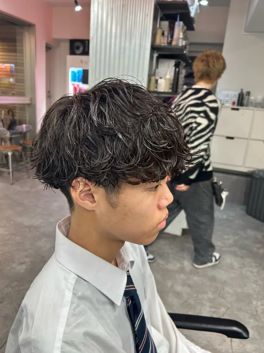 パーマ メンズ カット パーマ パーマ支持率No.1 ❤️‍🔥安成弾のヘアスタイル