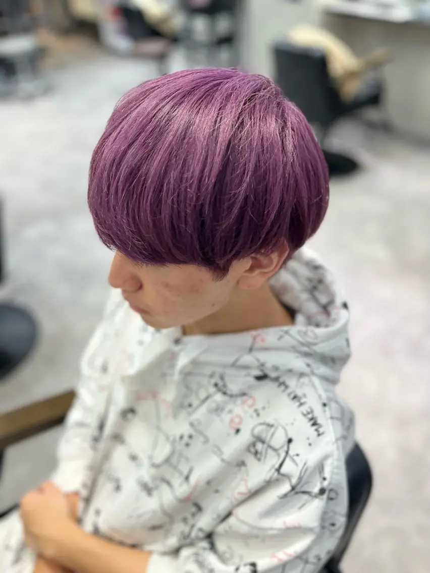 ショート 当日予約OKカット モデル濱川響太のヘアスタイル