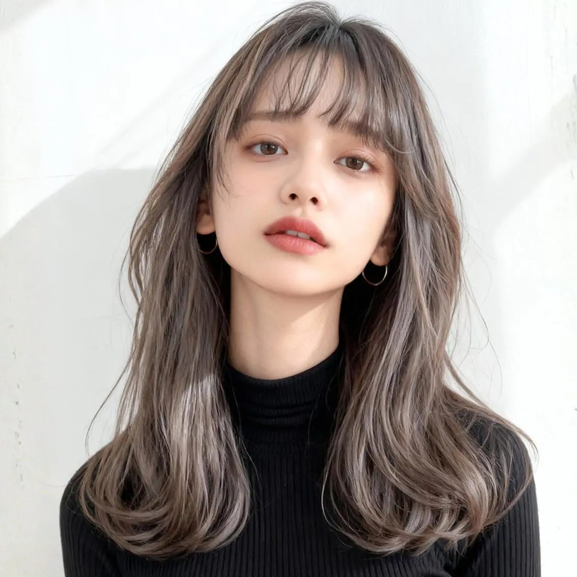 セミロング カラー イルミナカラー 髪質改善 縮毛矯正 SOURCE茨木/ ヘアケア/艶カラー✨のヘアスタイル