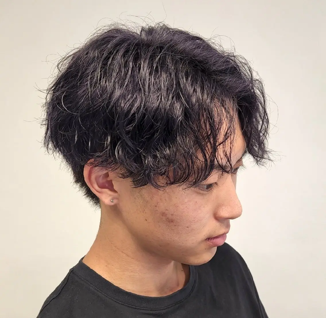 ショート パーマ メンズ カラー 【イケメン風パーマ】 SHOFYのヘアスタイル