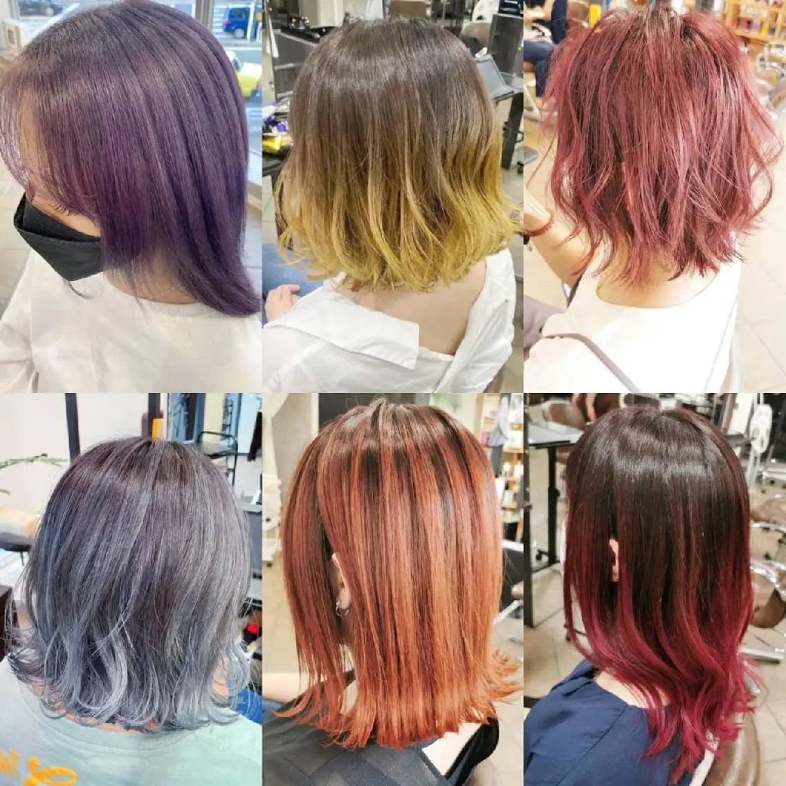 カラー ヘアカラー Luisハイライト　 喜連瓜破、髪質改善のヘアスタイル