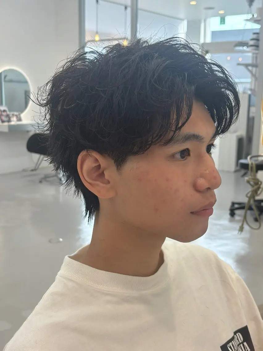 パーマ メンズ メンズパーマ パーマ 瀧田 翔眞のヘアスタイル