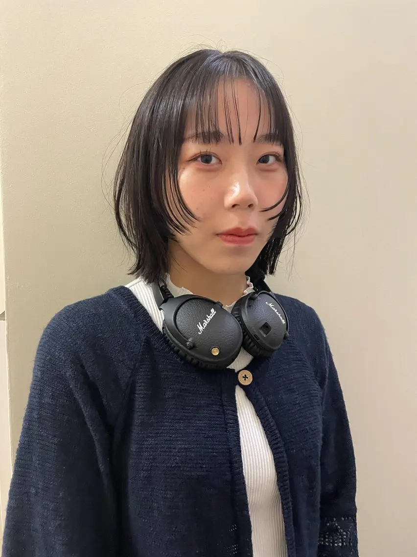 ショート カラー 桑島 唯那のヘアスタイル