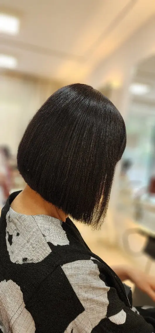 ミディアム カラー hairmake Juinのヘアスタイル