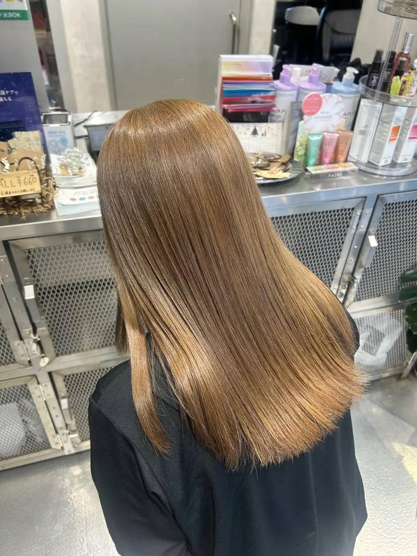 ケアブリーチリタッチ+カラー🎀の写真
