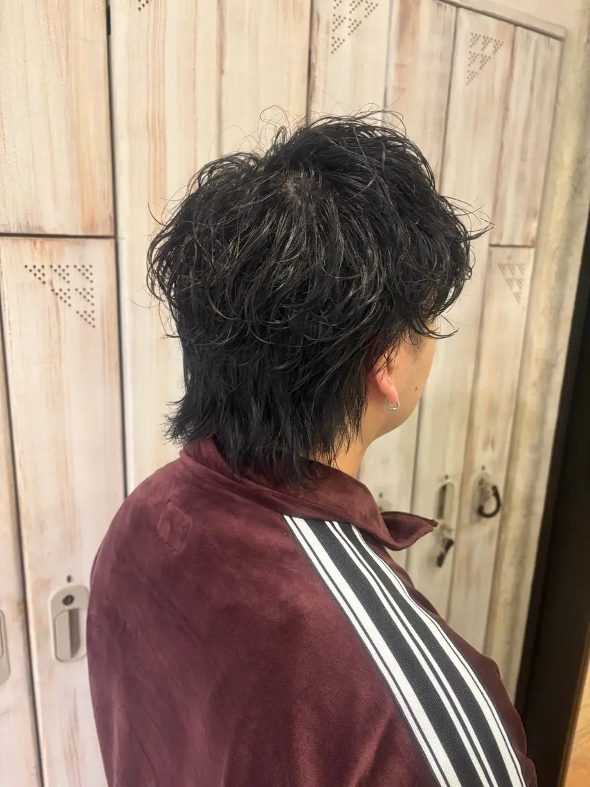 ショート パーマ メンズ メンズパーマ 西村 弘輝 パーマ/艶髪カラーのヘアスタイル