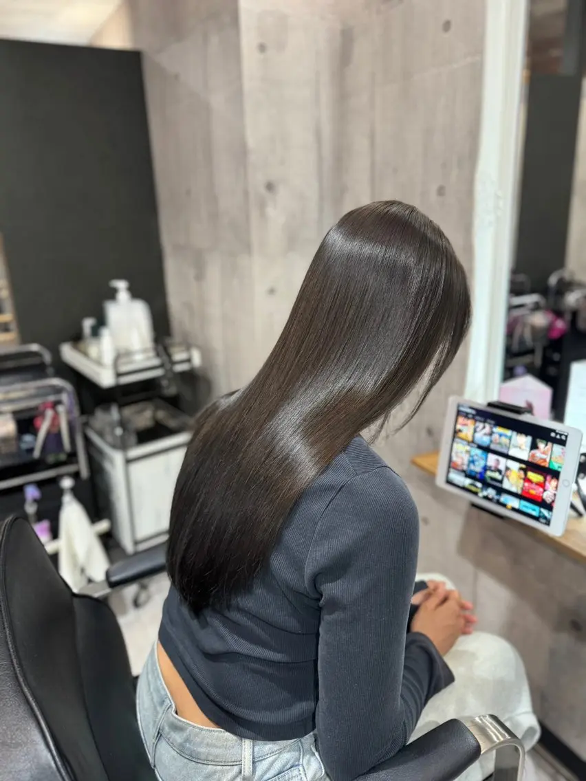 ロング 杉山永 浦安×髪質改善のヘアスタイル