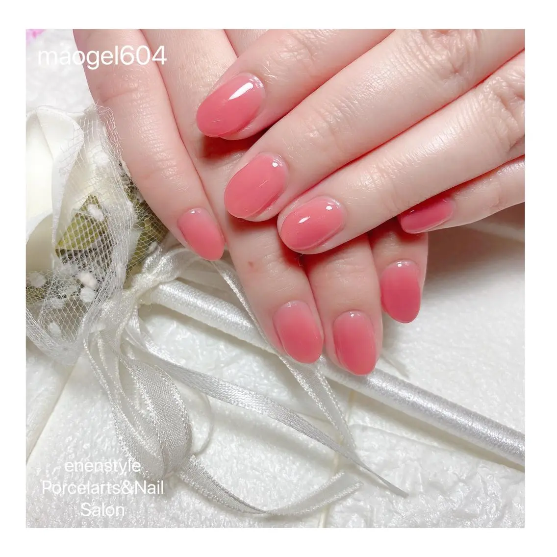 ミディアム ネイル 🐾enen style 🐾のネイルデザイン