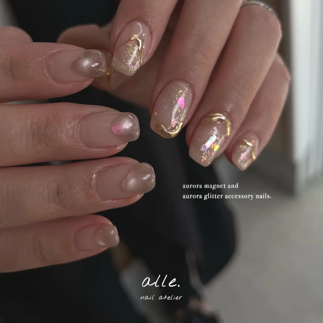 ネイル ハンドネイル atelier alle.のネイルデザイン