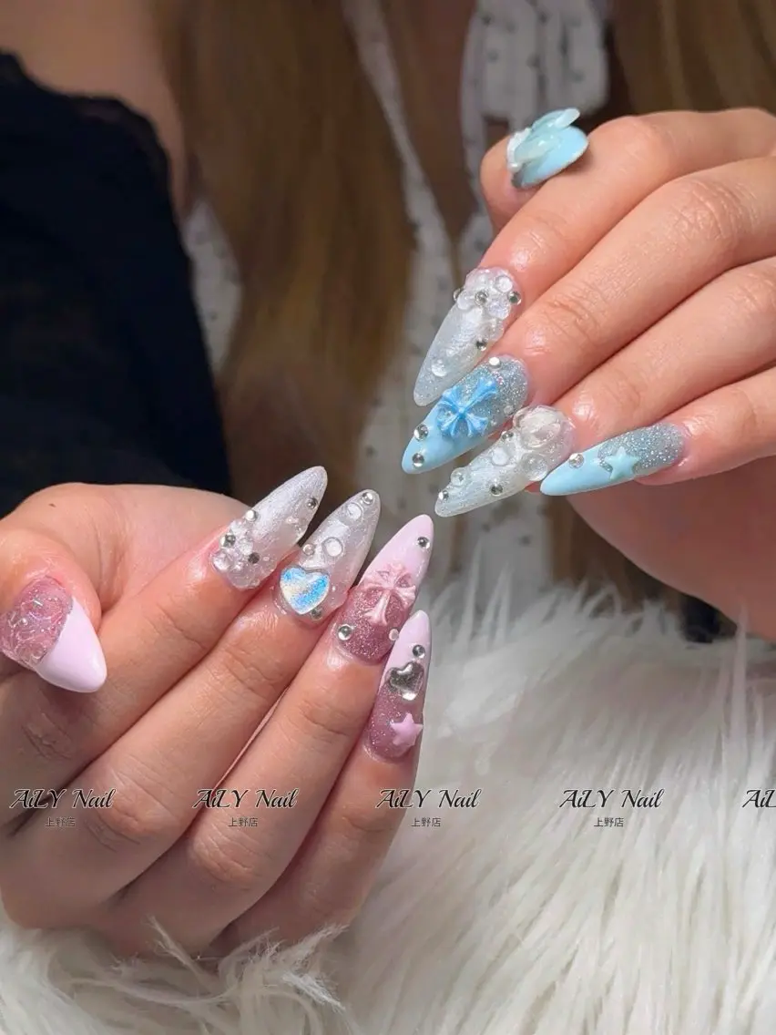 ネイル アートネイル ジェルネイル マグネットネイル ニュアンスネイル シンプルネイル ハンドネイル AiLy Nail 上野店のネイルデザイン