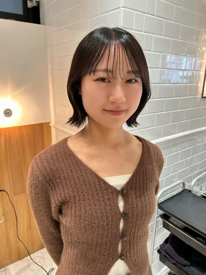 ショート カラー 透明感カラー グレージュ オリーブグレージュ オリーブグレー Manaka ☺︎のヘアスタイル