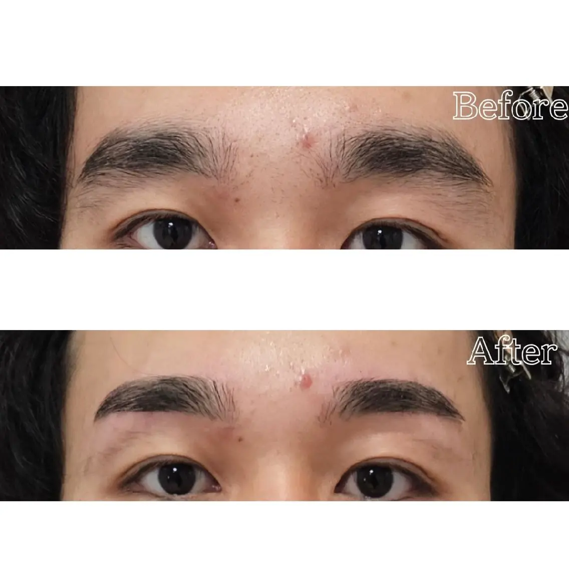 メンズ アイブロウ メンズアイブロウ 眉毛ワックス脱毛 ワックス脱毛 WALNUT くるみの眉毛・アイブロウイメージ