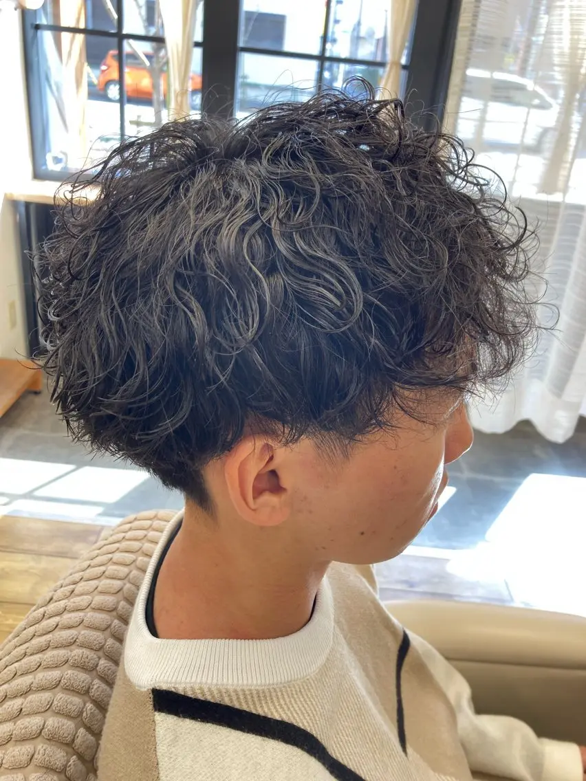 ショート カット パーマ トリートメント GREVEN木場 今　さやかのヘアスタイル