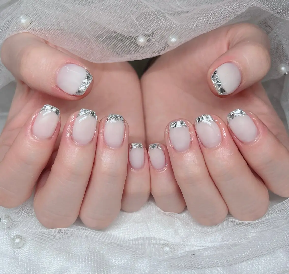 ネイル 🎀PG🩵 ネイルサロンのネイルデザイン