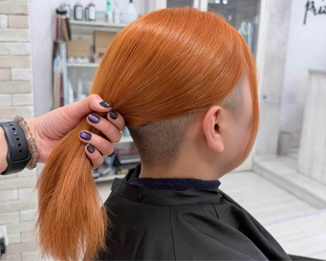 ミディアム カット ヘアカラー トリートメント 松本 聖未のヘアスタイル